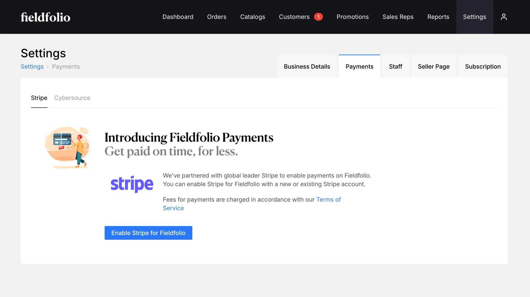 Fieldfolio Payments