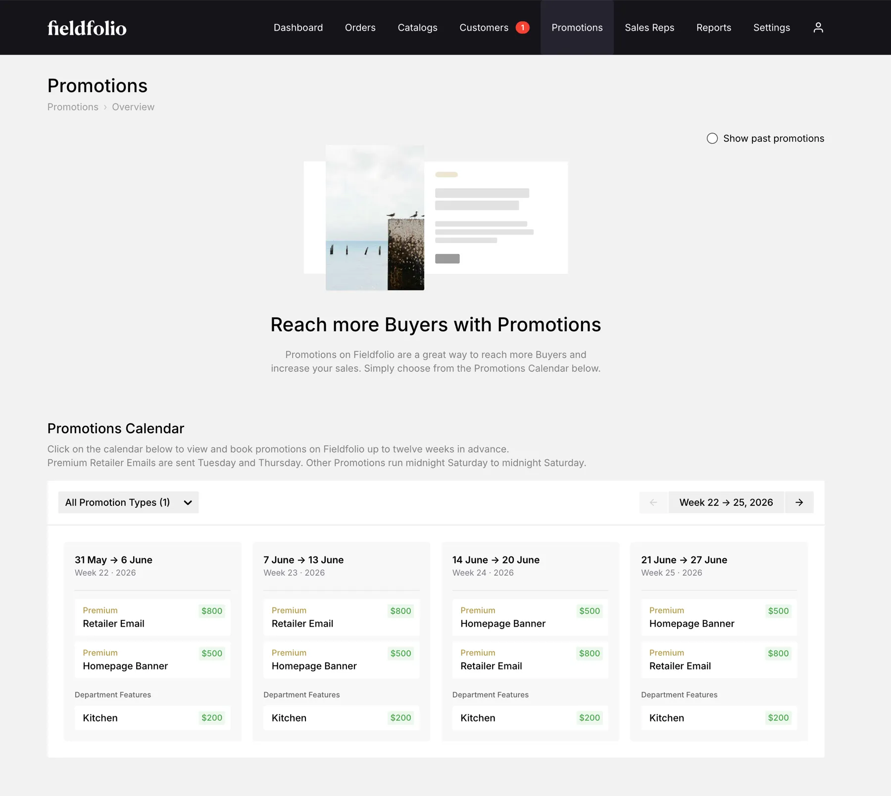 Fieldfolio Promotions