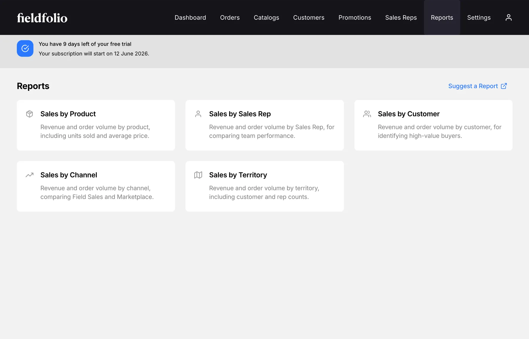 Fieldfolio Reports