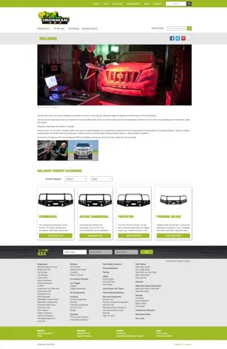 Ironman 4×4 Website and CMS — screenshot 2